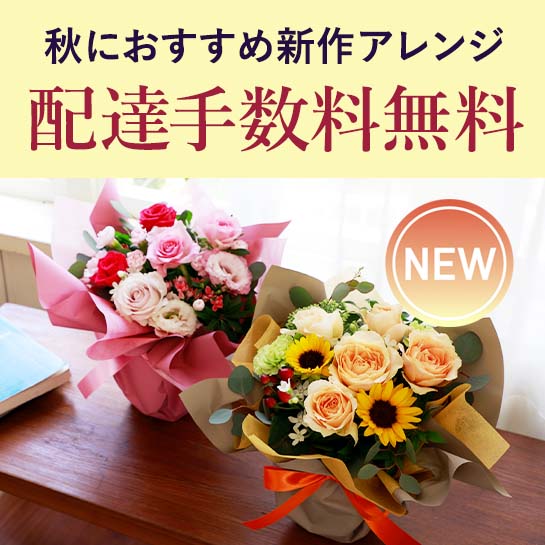 プロにおまかせアレンジ880円配達手数料無料キャンペーン